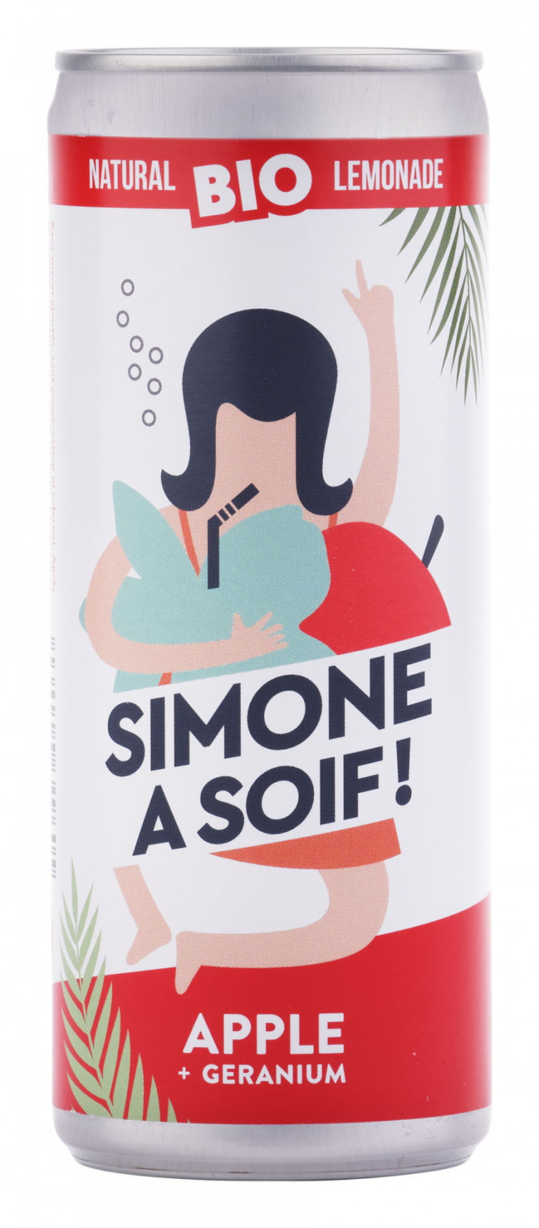 Limonade BIO Simone a Soif! pétillant pomme + géranium